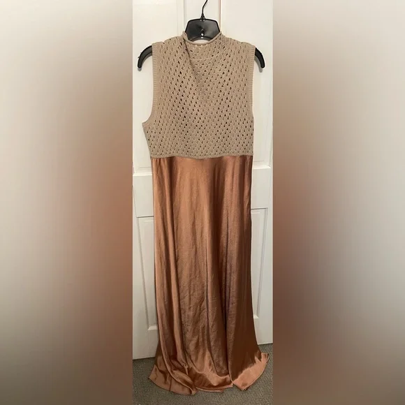 NWT Mare Mare x Anthropologie Mock-Neck Sleeveless Maxi Dress - Picture 9 of 13